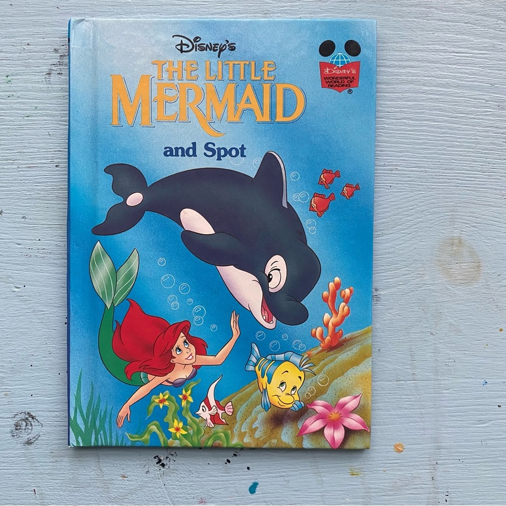 Y2K Vintage Disney Princess The Little Mermaid and Spot Book